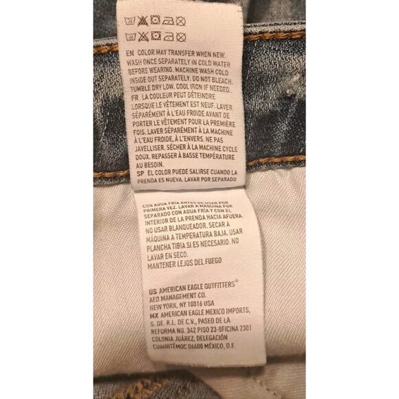 American Eagle Mens 360 Degree Extreme Flex Blue Slim Jeans 29x30 - Picture 8 of 8